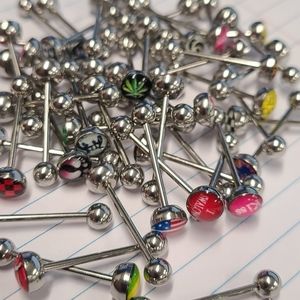 3/$10 - 14G tongue rings